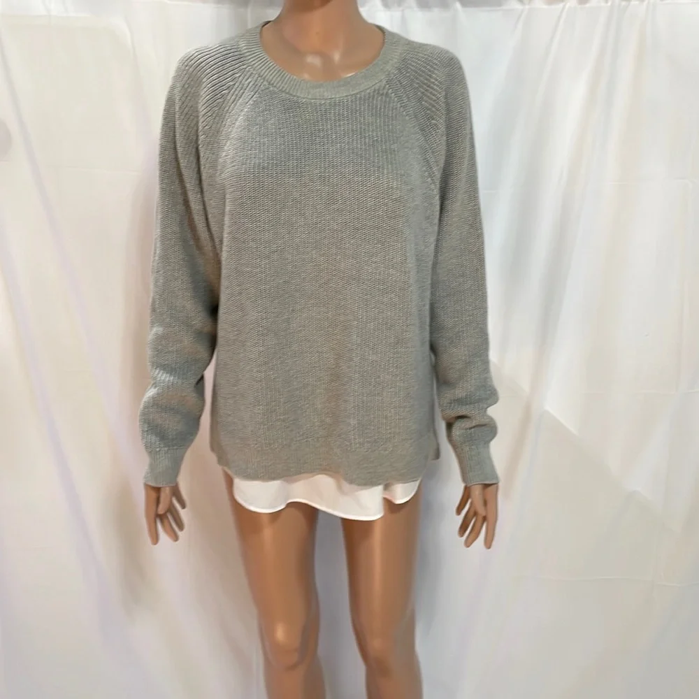 Lauren Ralph Lauren Layered Cable-Knit Sweater - Picture 2 of 8